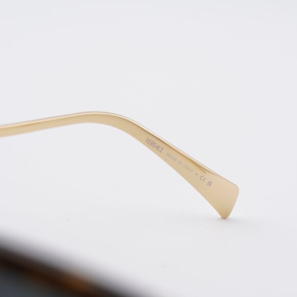 Versace VE4502U 108/87 Sunglasses Havana/Gold Square Frame, Grey Lenses - Picture 6 of 9